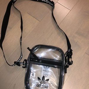 Addidas clear crossbody bag